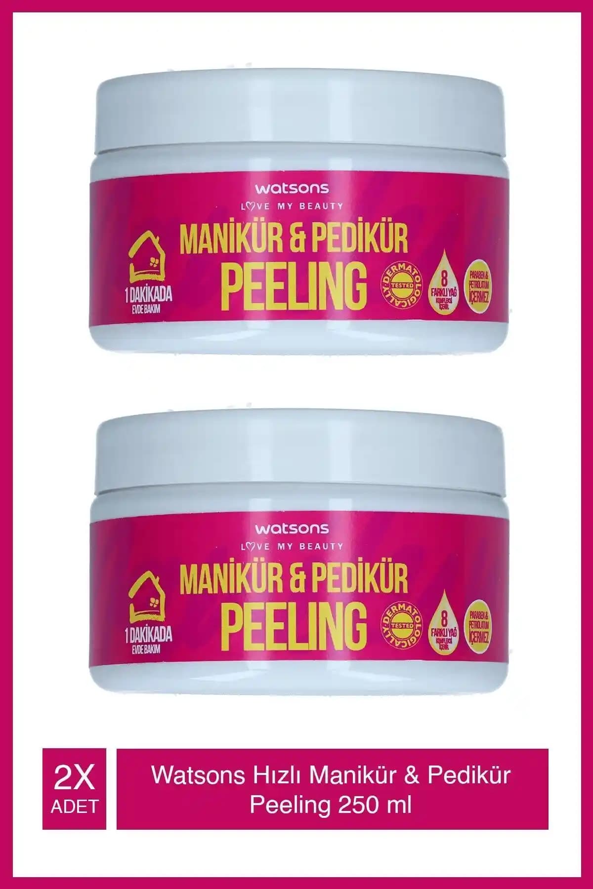 Watsons Hızlı Manikür & Pedikür Peeling 250 Gr*2 ile Etkili Cilt Bakımı