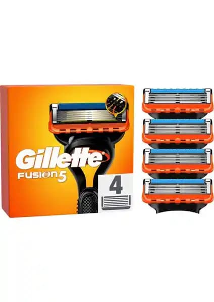 Gillette Fusion Yedek Bıçak ve Fusion5 Tıraş Makinesi Karşılaştırması