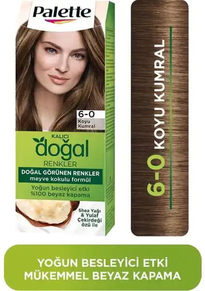 Palette 6-0 Koyu Kumral ve 5-68 Kestane Saç Boyaları Karşılaştırması