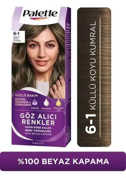 Palette 6-1 Küllü Koyu Kumral ve 8-0 Bal Köpüğü Saç Boyaları Karşılaştırması