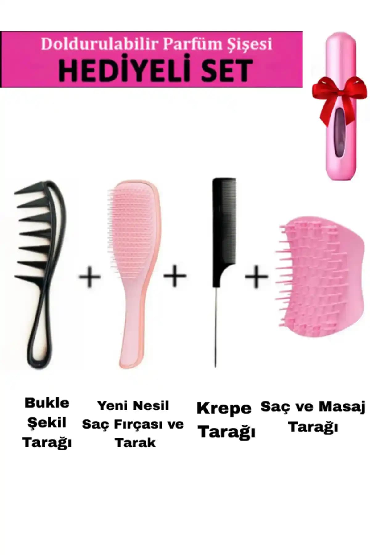 AcarlarTicaret Profesyonel Saç Şekillendirme Seti: Çok Fonksiyonlu ve Dayanıklı Saç Tarakları