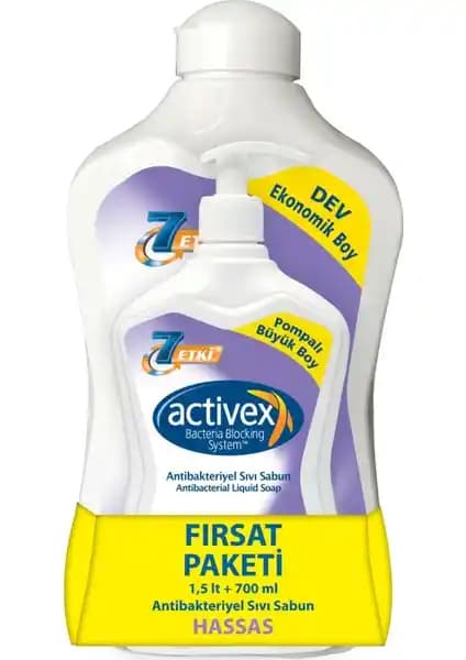 Activex Hassas Antibakteriyel Sıvı Sabun: Güvenli ve Cilt Dostu Temizlik Çözümü