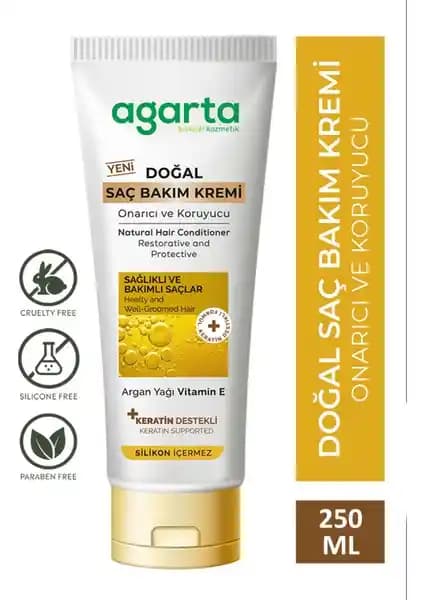 Agarta Doğal Güçlü Saç Güzelleştirici Bakım Kremi: Doğal ve Sağlıklı Saçlar İçin Güçlü Formül