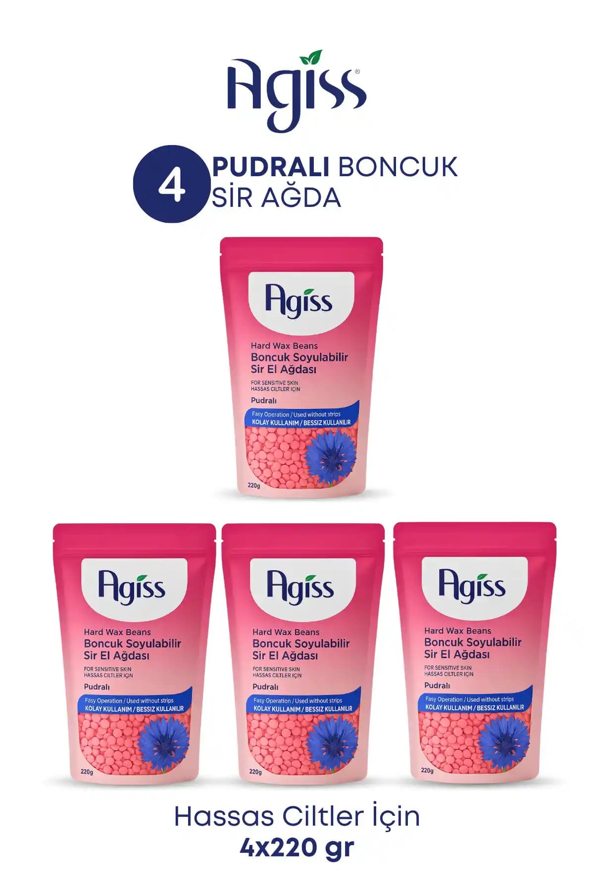 AGISS Hassas Ciltler İçin Boncuk İncili Sir Ağda Güvenli ve Pratik Epilasyon Çözümü