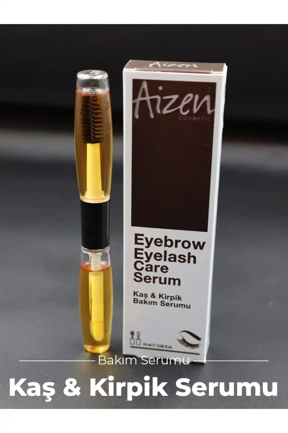 Aizen Kaş ve Kirpik Bakım Serumu Türkiye Menşei Doğal İçeriklerle Güçlendirilmiş