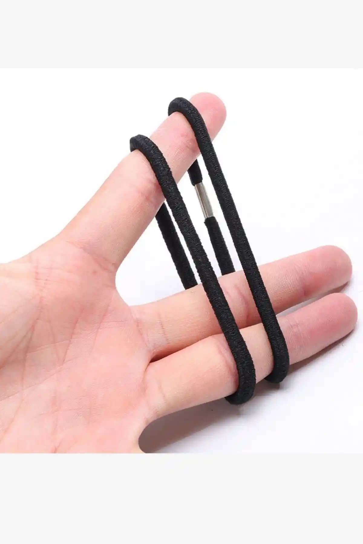 Alyeska Lastik Toka 10 Adet Zımbalı Saç Lastiği Günlük Kullanım İçin Pratik ve Şık Tasarım