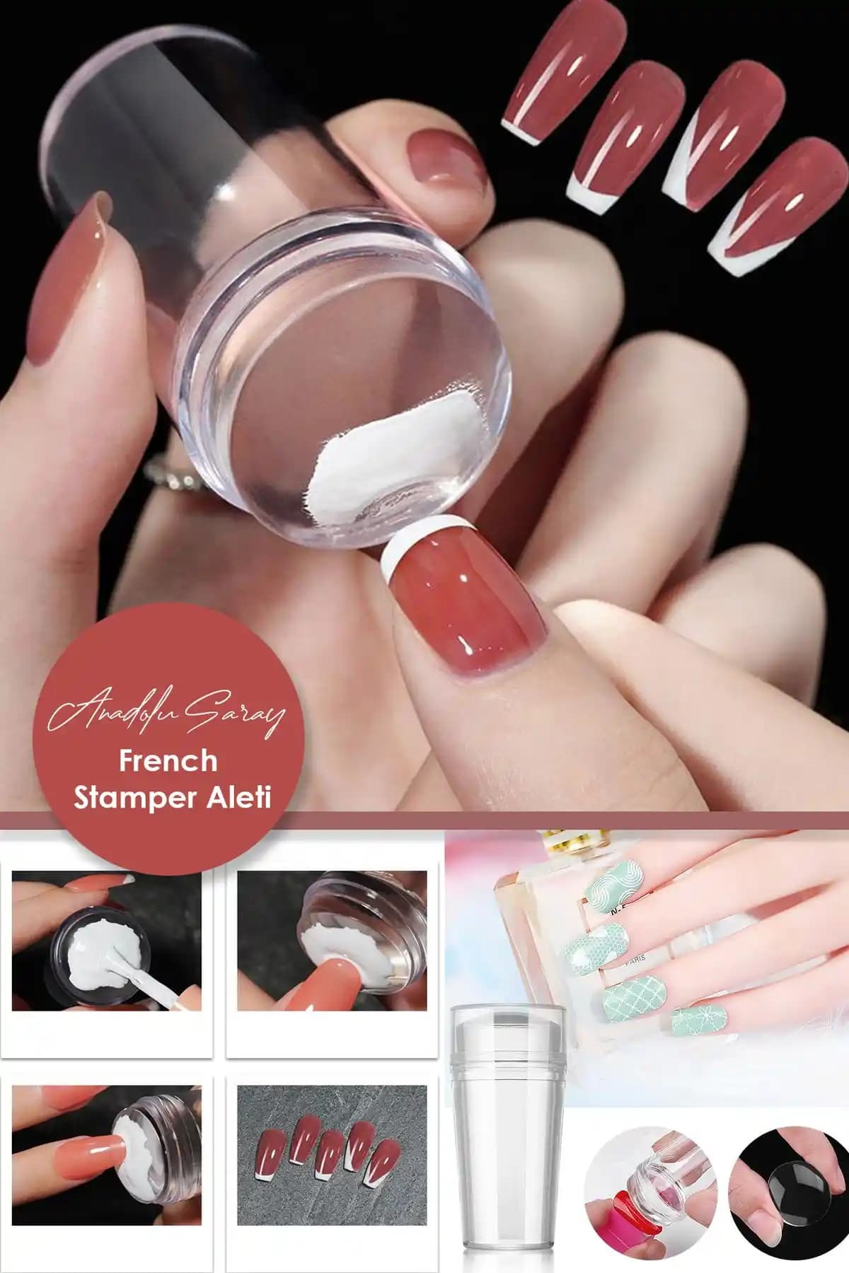 Anadolu Saray Pratik French Stamper Aleti ile Kolay ve Şık Tırnak Süsleme Deneyimi