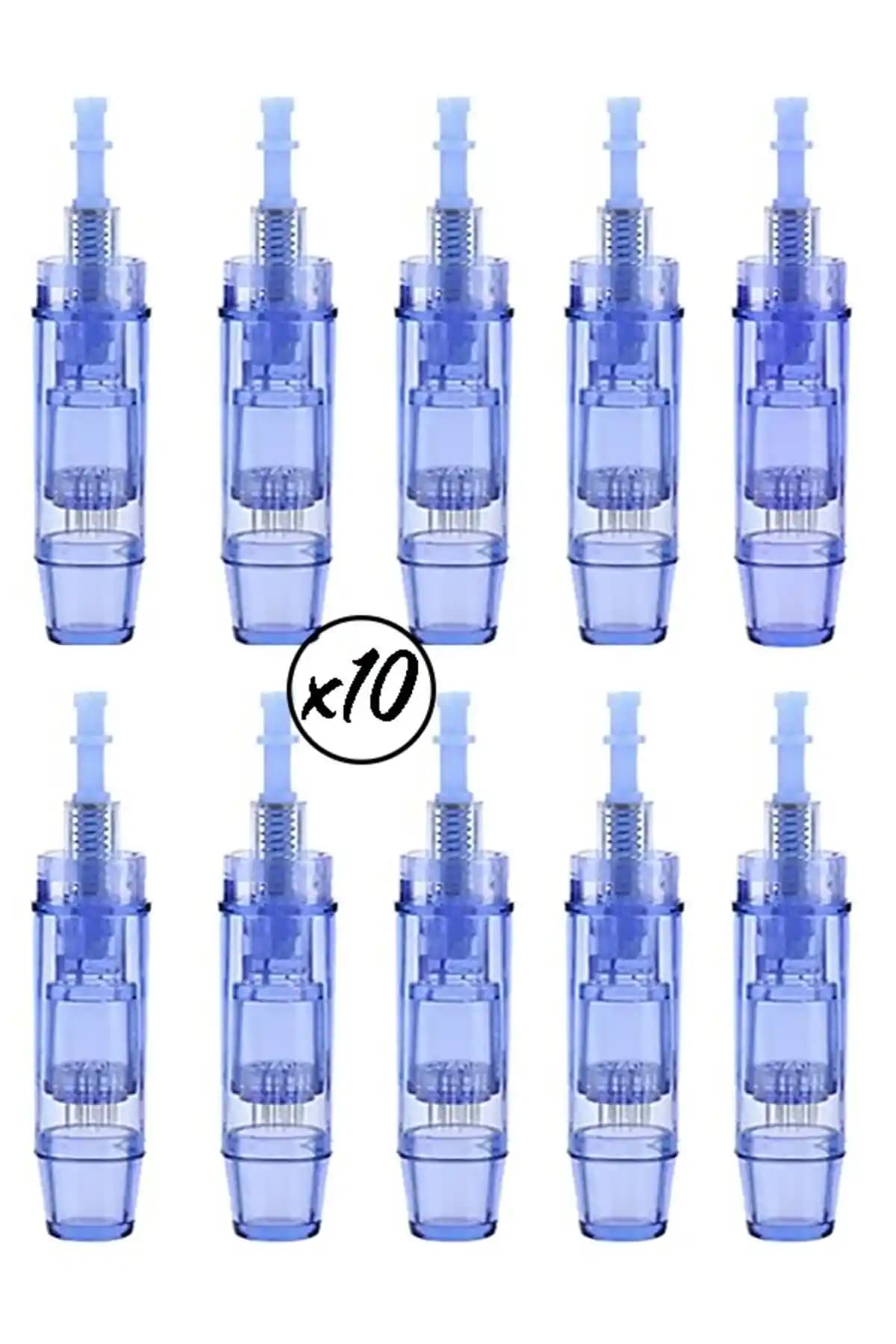 Armonikonya 10 Adet 24 Pin Kapaklı Dr.pen Iğne Seti - Uyumlu Dermapen Modelleri ve Profesyonel Kullanım