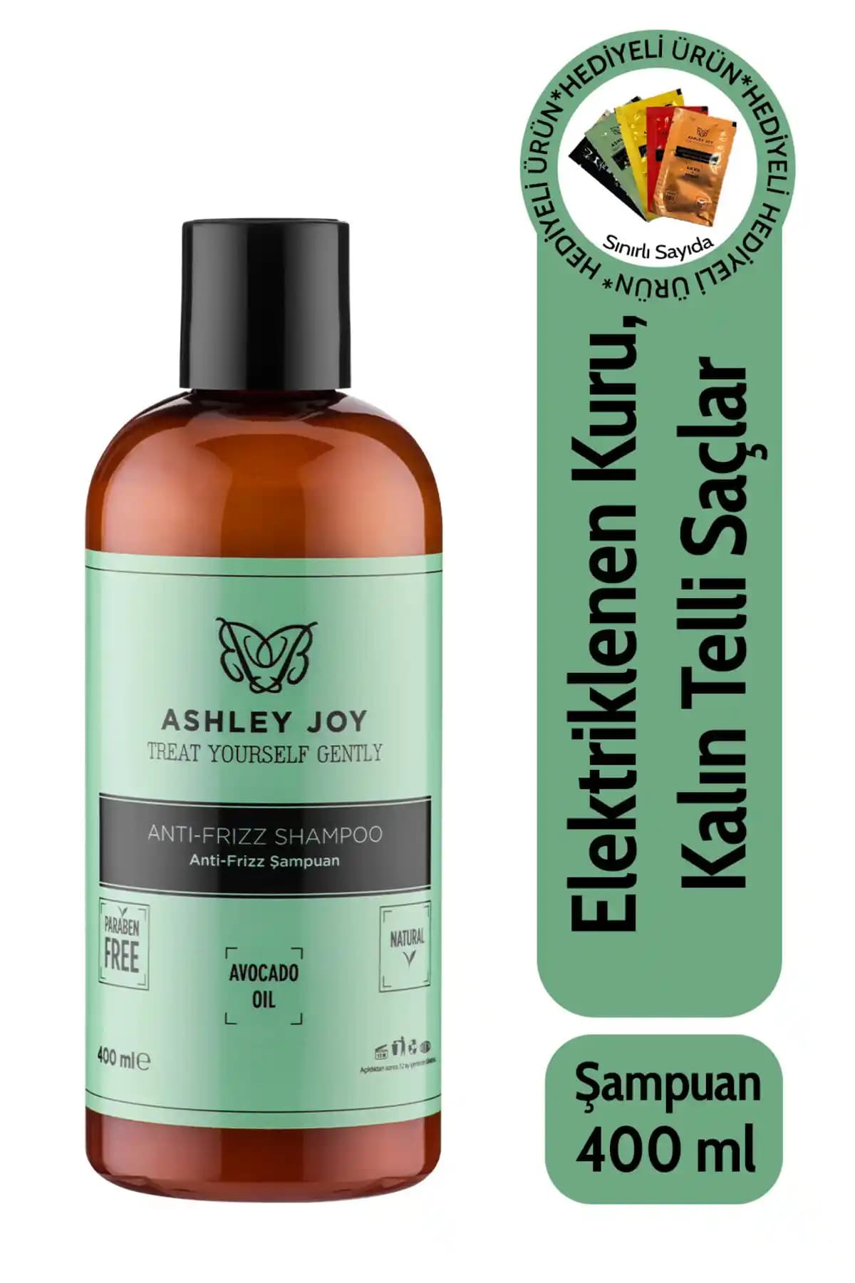 Ashley Joy Kabaran Saçlar İçin Avokado Yağı Nemlendirici Şampuan Ürün Özellikleri ve Faydaları