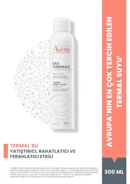 Avene Hassas Ciltler İçin Yatıştırıcı ve Ferahlatıcı Termal Su Ürünü İncelemesi