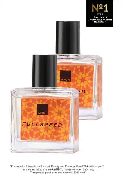 Avon Full Speed Erkek Parfüm 30 ml 2'li Paket Günlük ve Ofis Kullanımı İçin