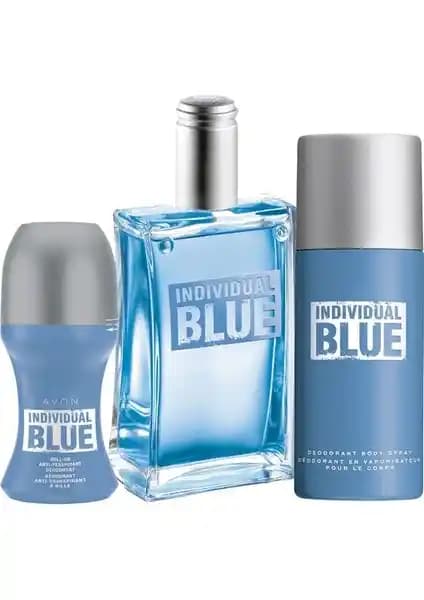 Avon İndividual Blue Erkek Parfüm Seti 100 Ml Ferah ve Şık Tasarım