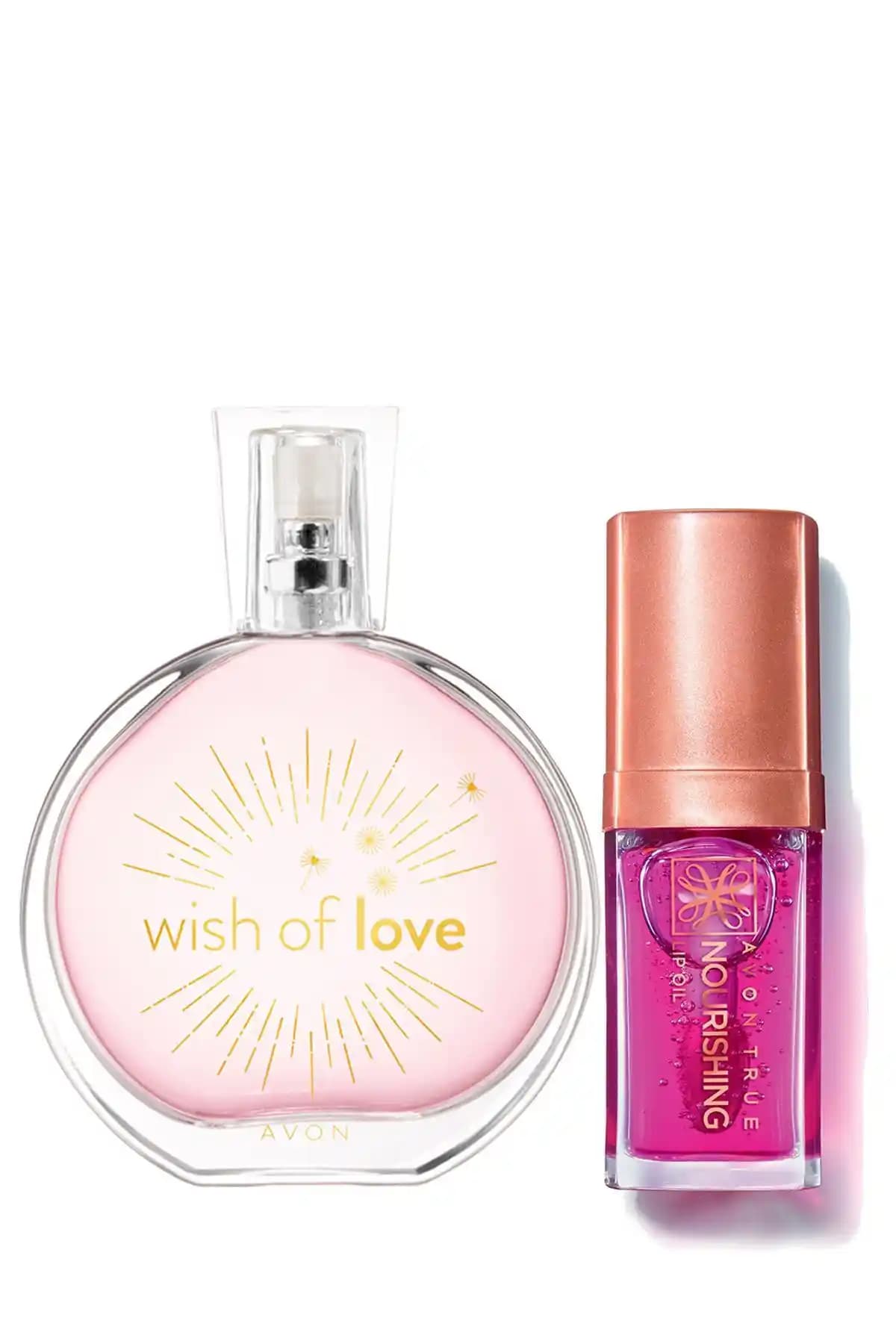 Avon Wish Of Love Kadın Parfüm ve Dudak Yağı Paketi Günlük Bakımda Şıklık ve Ferahlık Sağlar