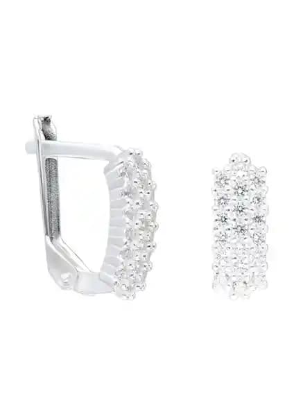 Aykat Gümüş Zirkon Taşlı J Küpe: Şıklık ve Kalitenin Modern Buluşması