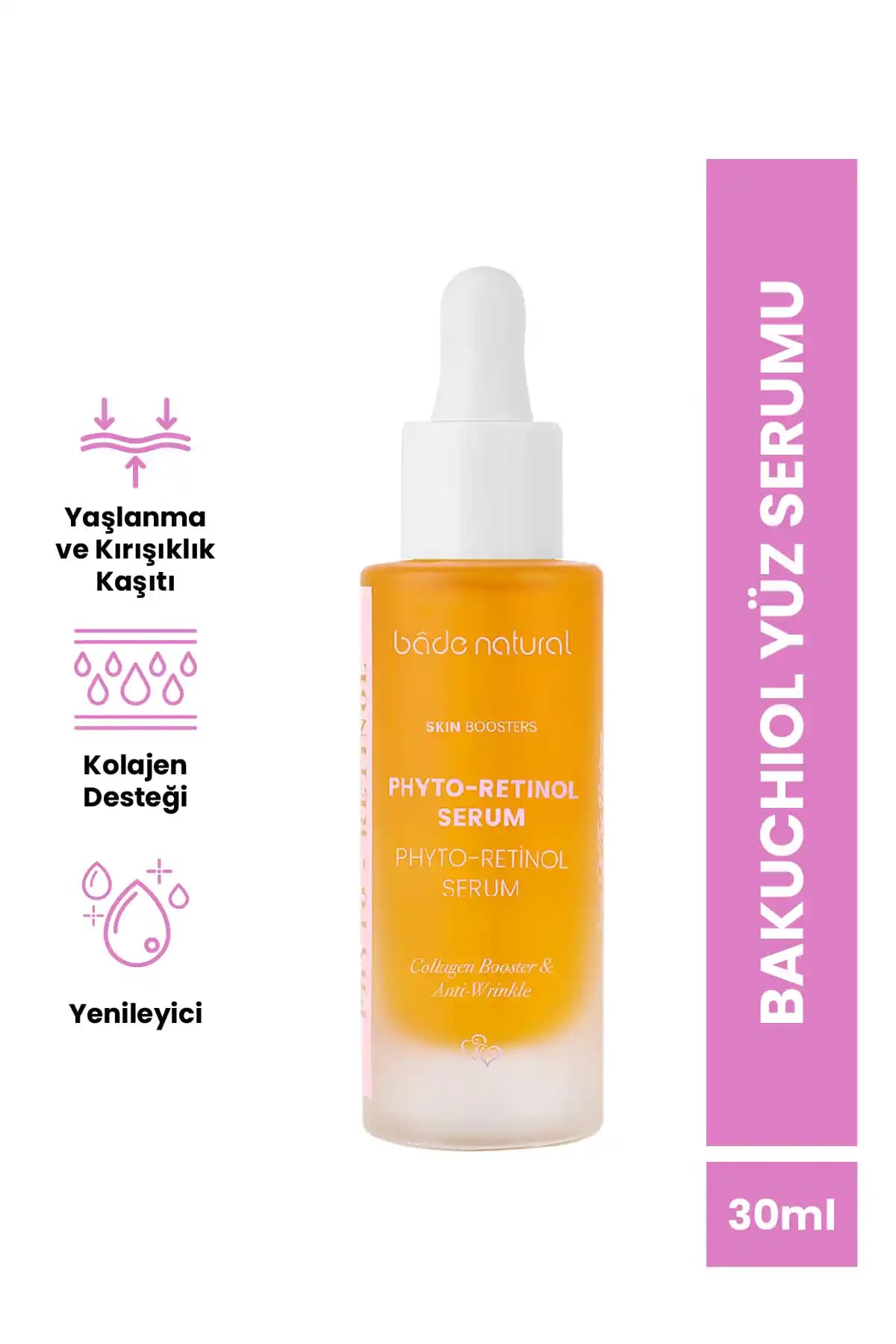 Bade Natural Bakuchiol Phyto Retinol Yüz Serumu: Doğal ve Etkili Cilt Bakım Ürünü