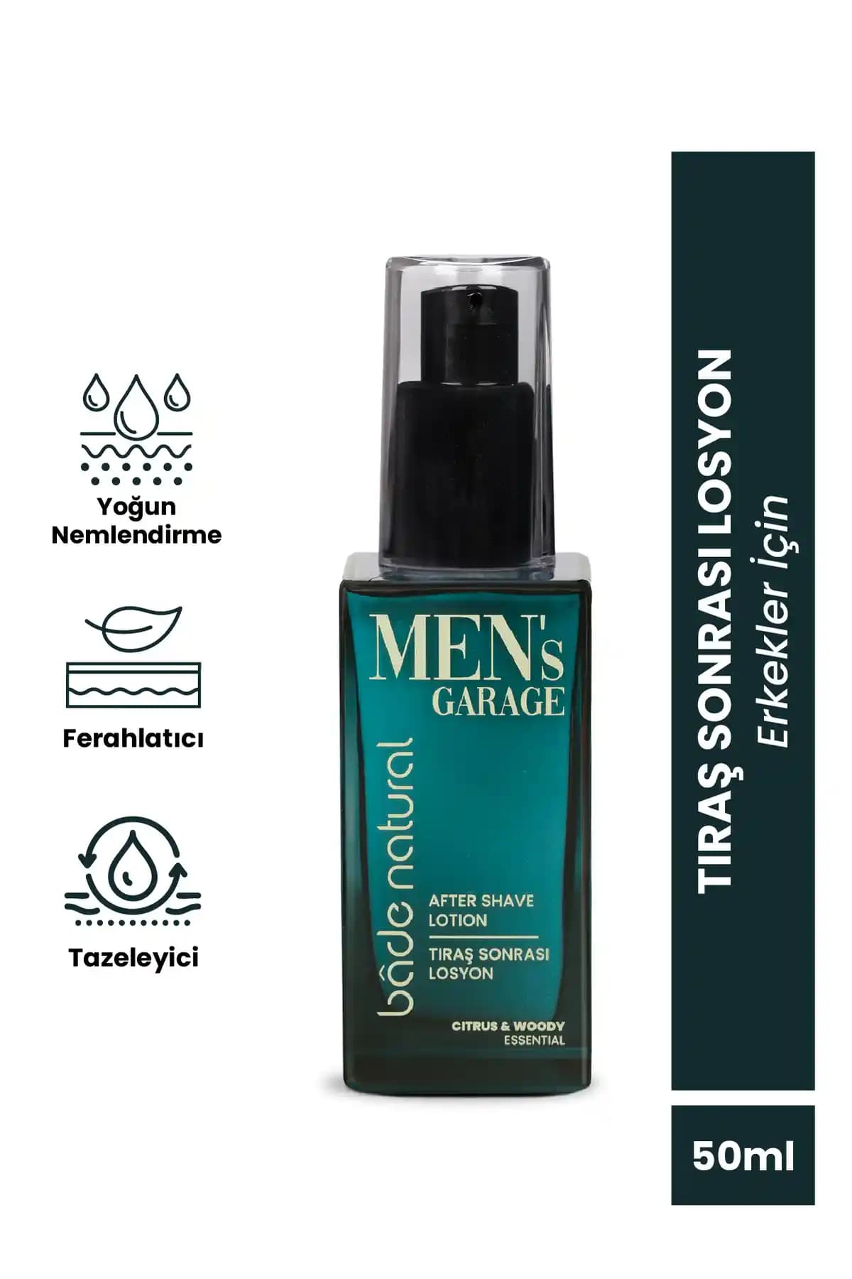 Bade Natural Erkekler İçin Tıraş Sonrası Losyonu: Doğal İçeriklerle Ferahlatıcı ve Rahatlatıcı Bakım