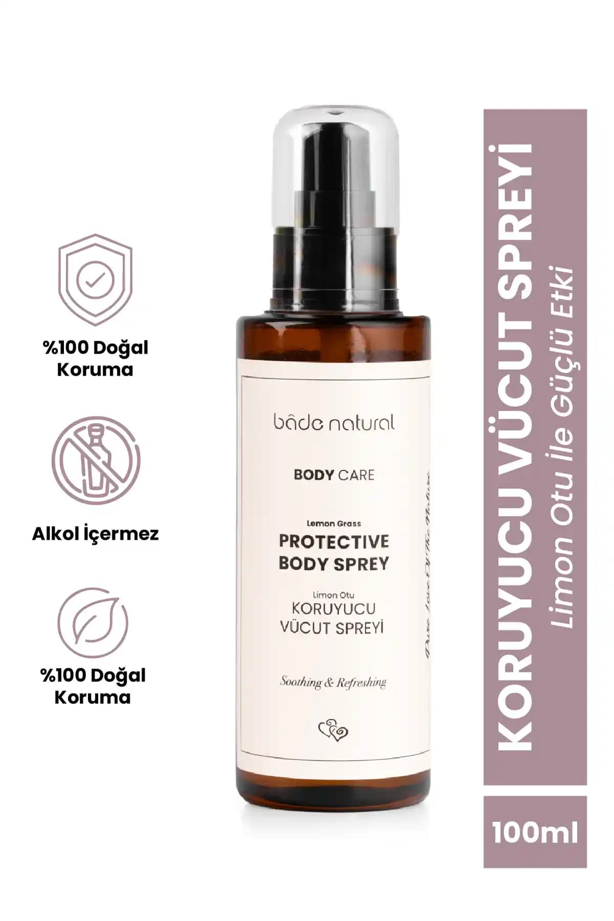 Bade Natural Limon Otu Koruyucu Vücut Spreyi: Doğal ve Ferahlatıcı Koruma Çözümü