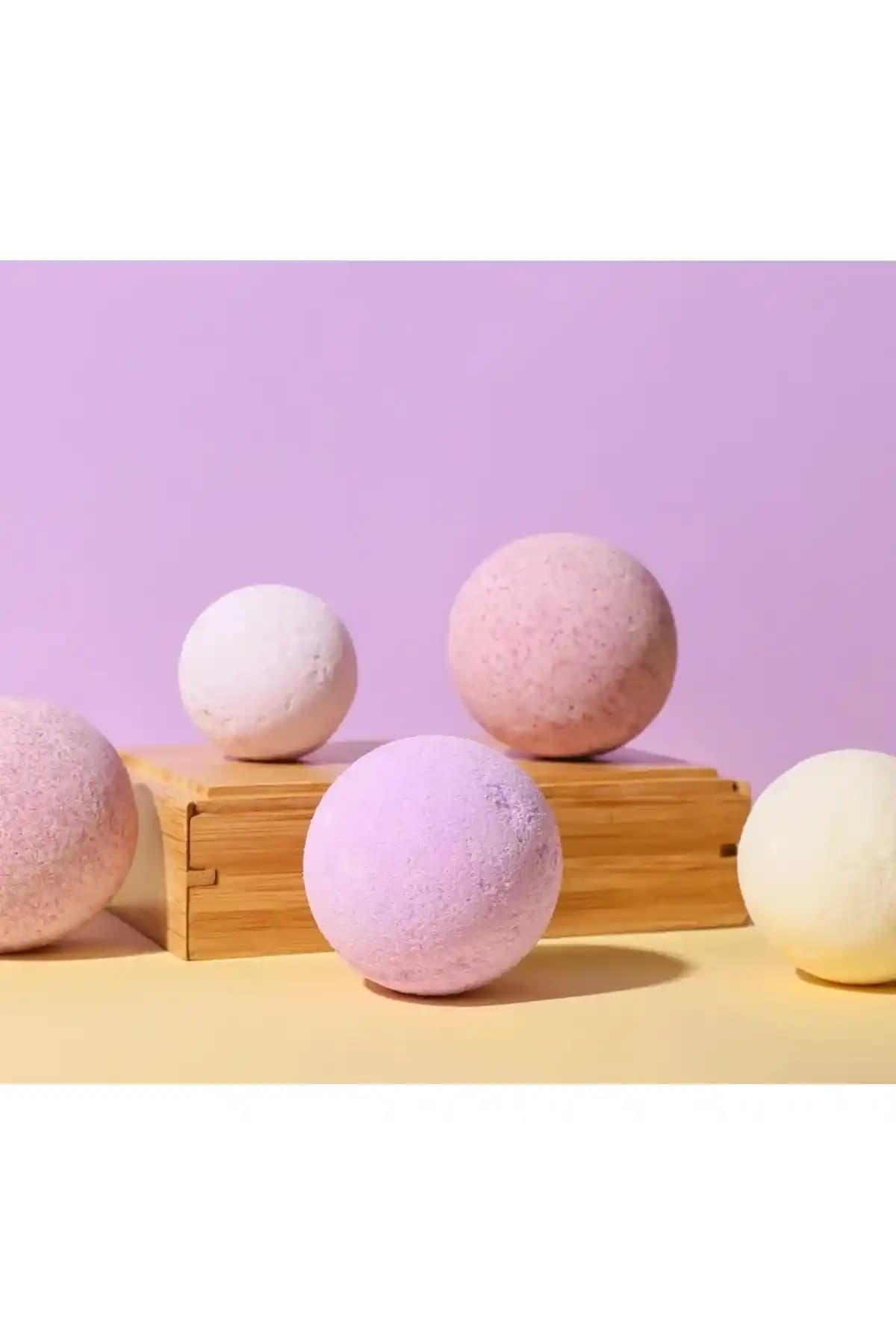 Bal Ağacı Banyo Topu Seti Gül Lavanta ve Vanilya Aromalarıyla Rahatlatıcı Deneyim