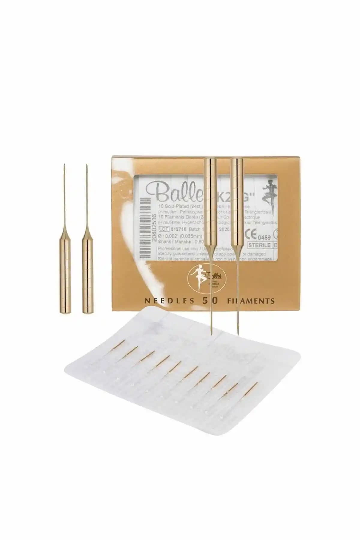 Ballet K2 Altın Epilasyon Iğnesi: Hassas ve Güçlü Çözümle Pürüzsüz Cilt Sağlamak