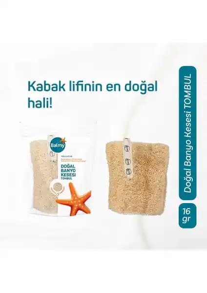 Balmy Doğal Kabak Banyo Lifi: Doğal Temizlik ve Peeling Etkisi Sunan Çevre Dostu Ürün