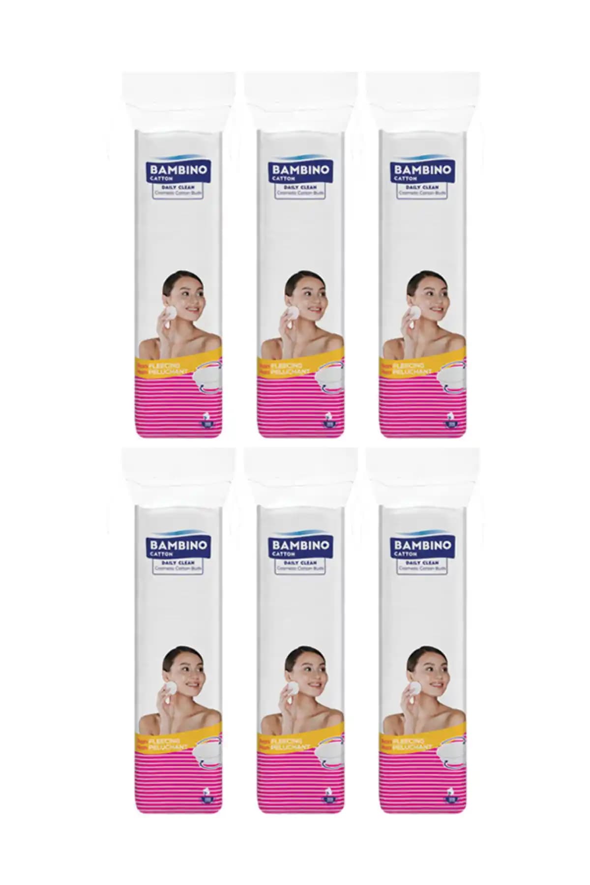 Bambino Cotton Makyaj Temizleme Pamuğu Diskleri 600'lü Paketle Hassas ve Pratik Temizlik