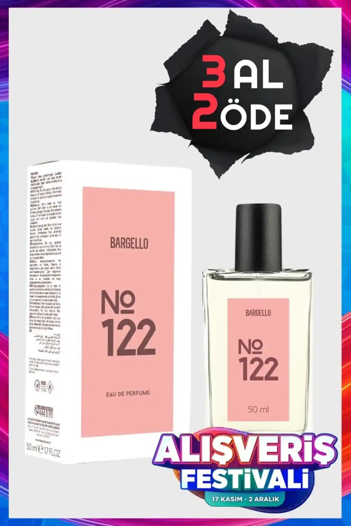 Bargello 122 Oriental Edp Kadın Parfümü 50 ml: Zarif ve Kalıcı Odunsu Koku