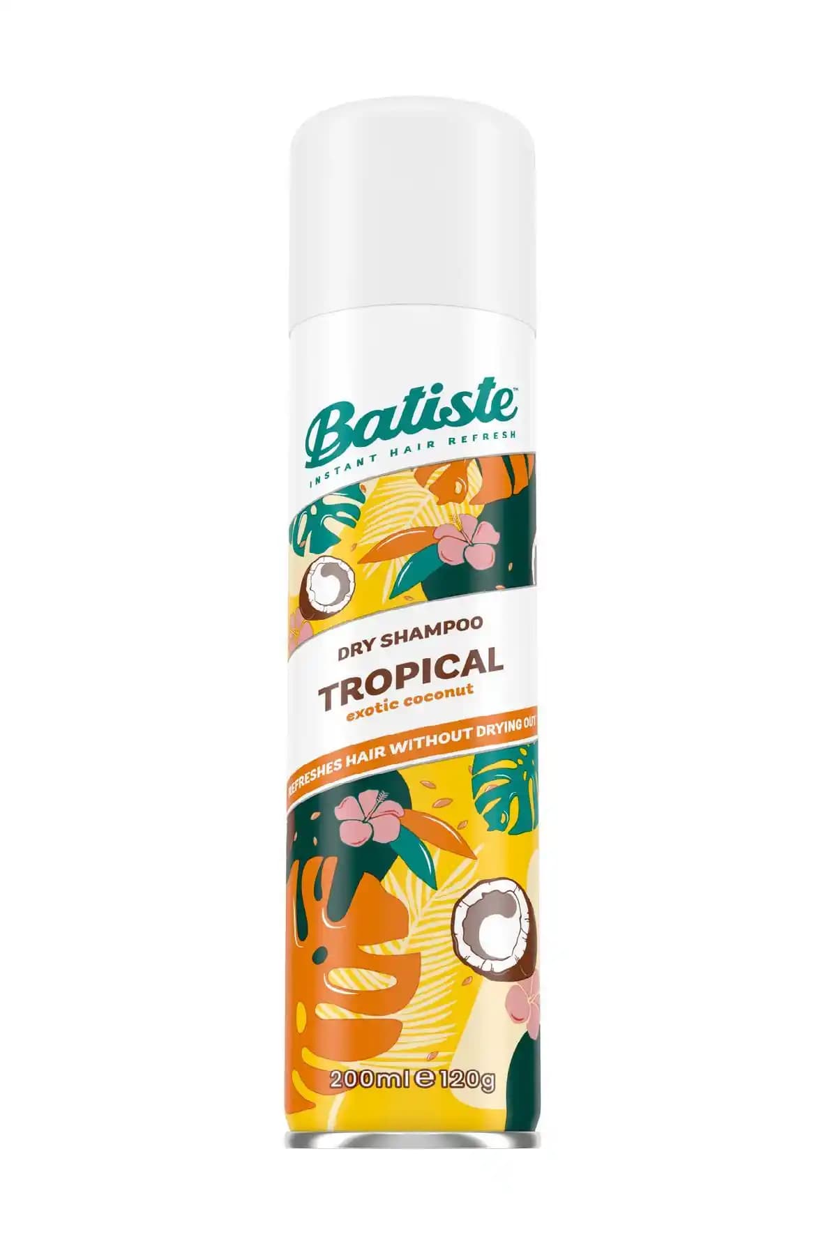 Batiste Tropıcal Kuru Şampuan 200 ml - Hacim ve Temizlik Sağlayan Pratik Saç Bakım Ürünü