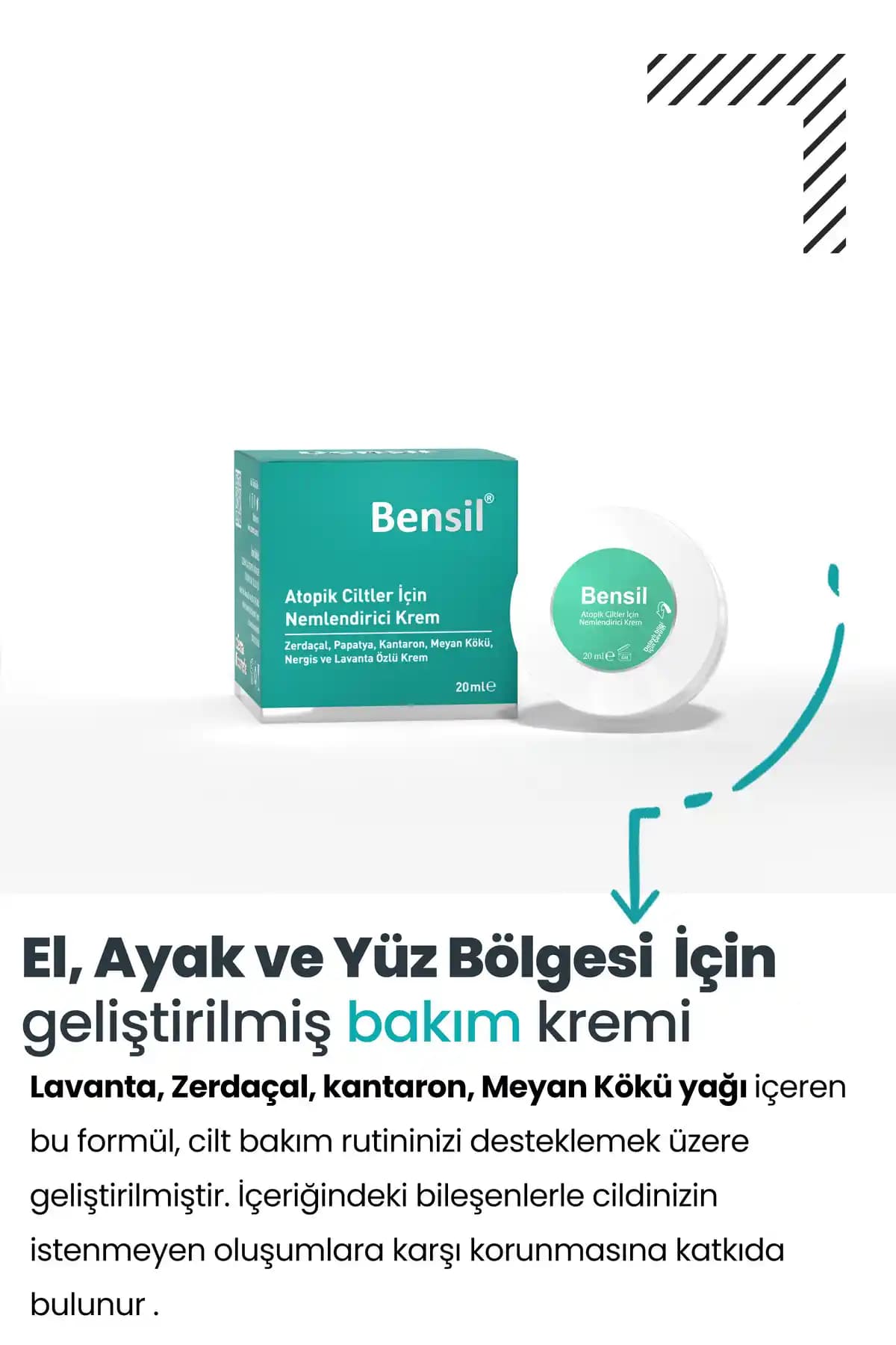 Bensil Atopik Ciltler İçin Nemlendirici Krem: Doğal ve Hassas Ciltlere Uygun Bakım Ürünü
