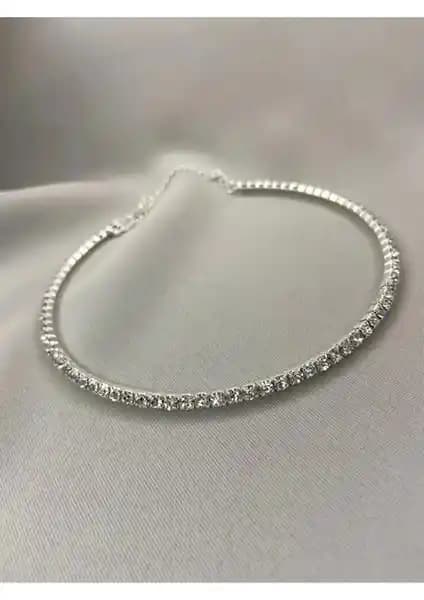 Bers Aksesuar Kadın Su Yolu Model Tasma Kolye Modern ve Zarif Tasarım