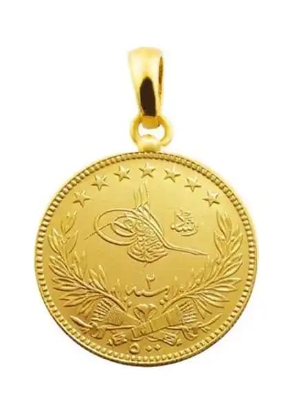 Bilezikci Çeyrek Reşat Altınlı 22 Ayar Altın Kolye Ucu Şık ve Garantili Tasarım