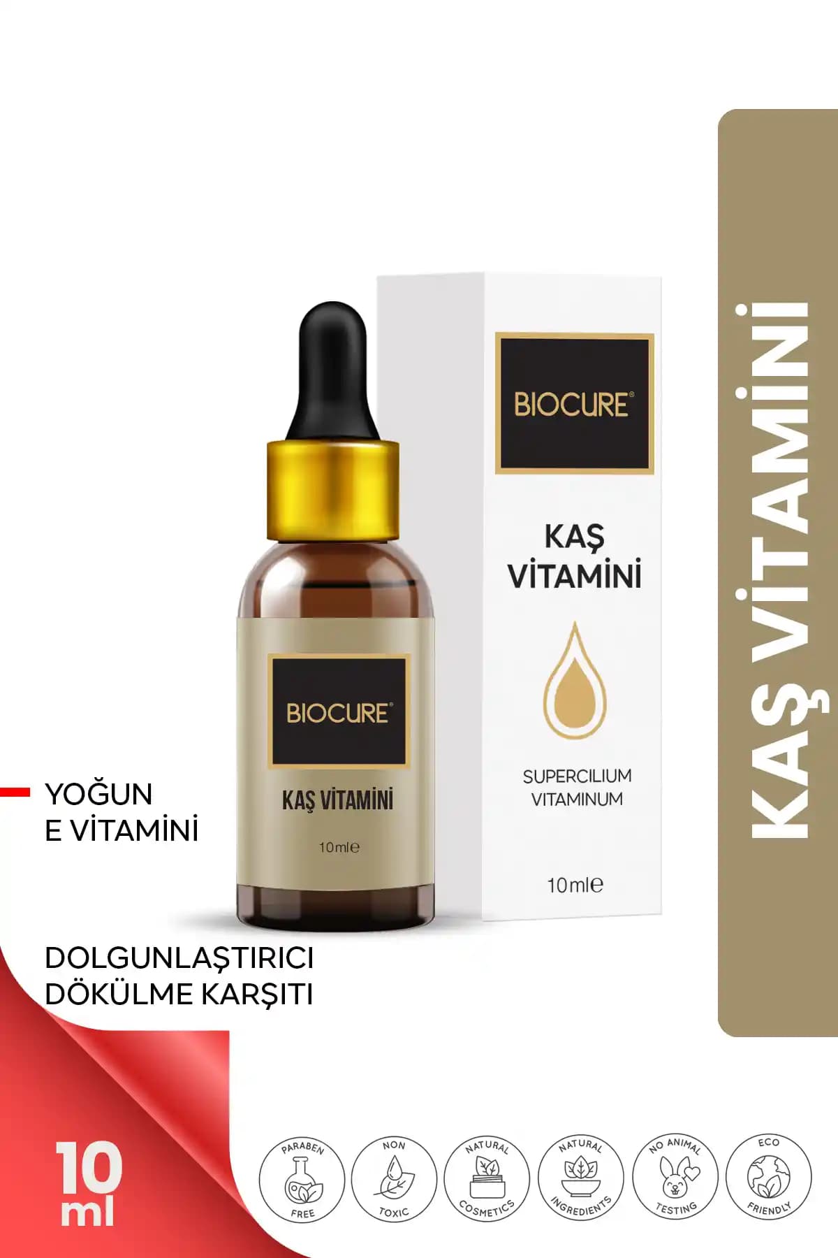 Biocure Kaş Vitamini Serumu: Doğal İçeriklerle Güçlendiren ve Uzatan Kaş Bakım Ürünü