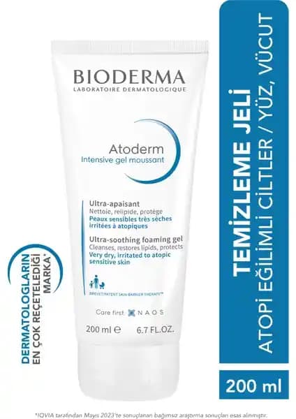 Bioderma Atoderm Intensive Foaming Gel: Kuru ve Atopik Ciltler İçin Temizlik Çözümü
