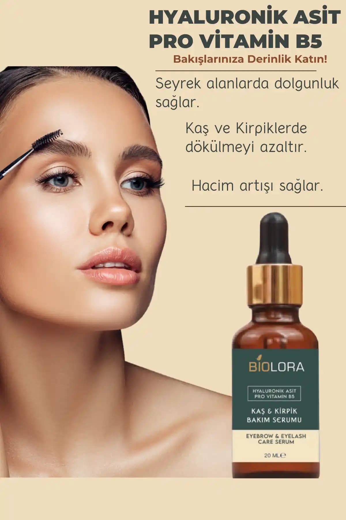 Biolora Kaş ve Kirpik Bakım Serumu: Doğal Güç ve Uzunluk Sağlayan Güzellik Çözümü