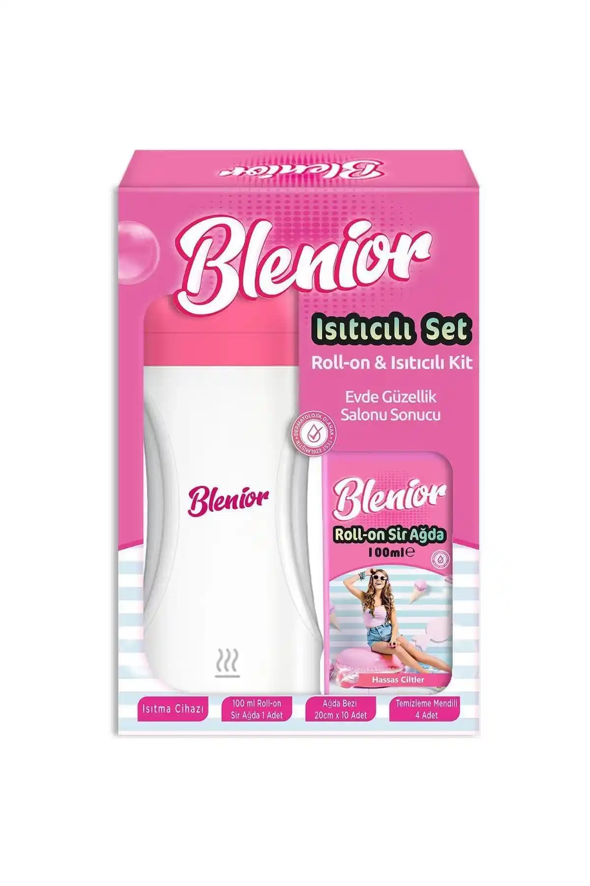 Blenior Isıtıcılı Set Roll On Ağda Makinesi: Hızlı ve Pratik Cilt Bakım Çözümü