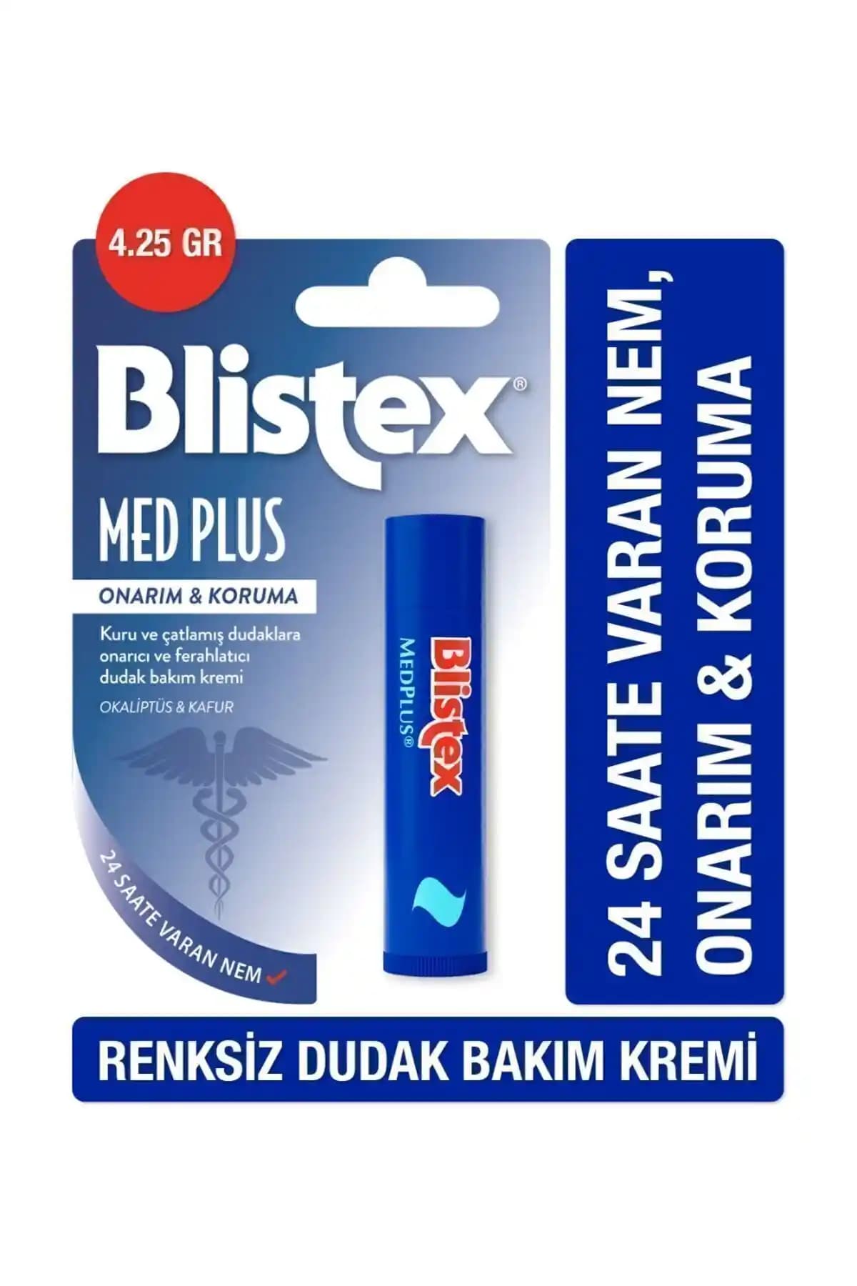 Blistex Medplus Stick: Kuru ve Çatlayan Dudaklar İçin Güvenilir Nemlendirici Çözüm