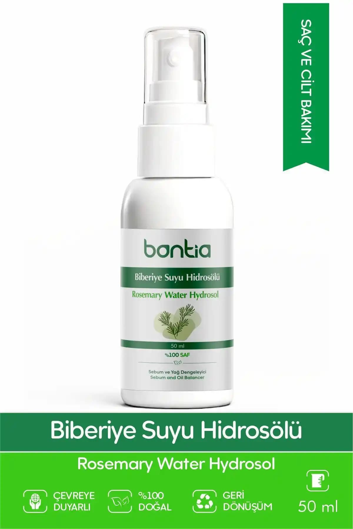 Bontia Biberiye Suyu: Doğal Saç ve Cilt Bakımında Güçlü Bir Alternatif