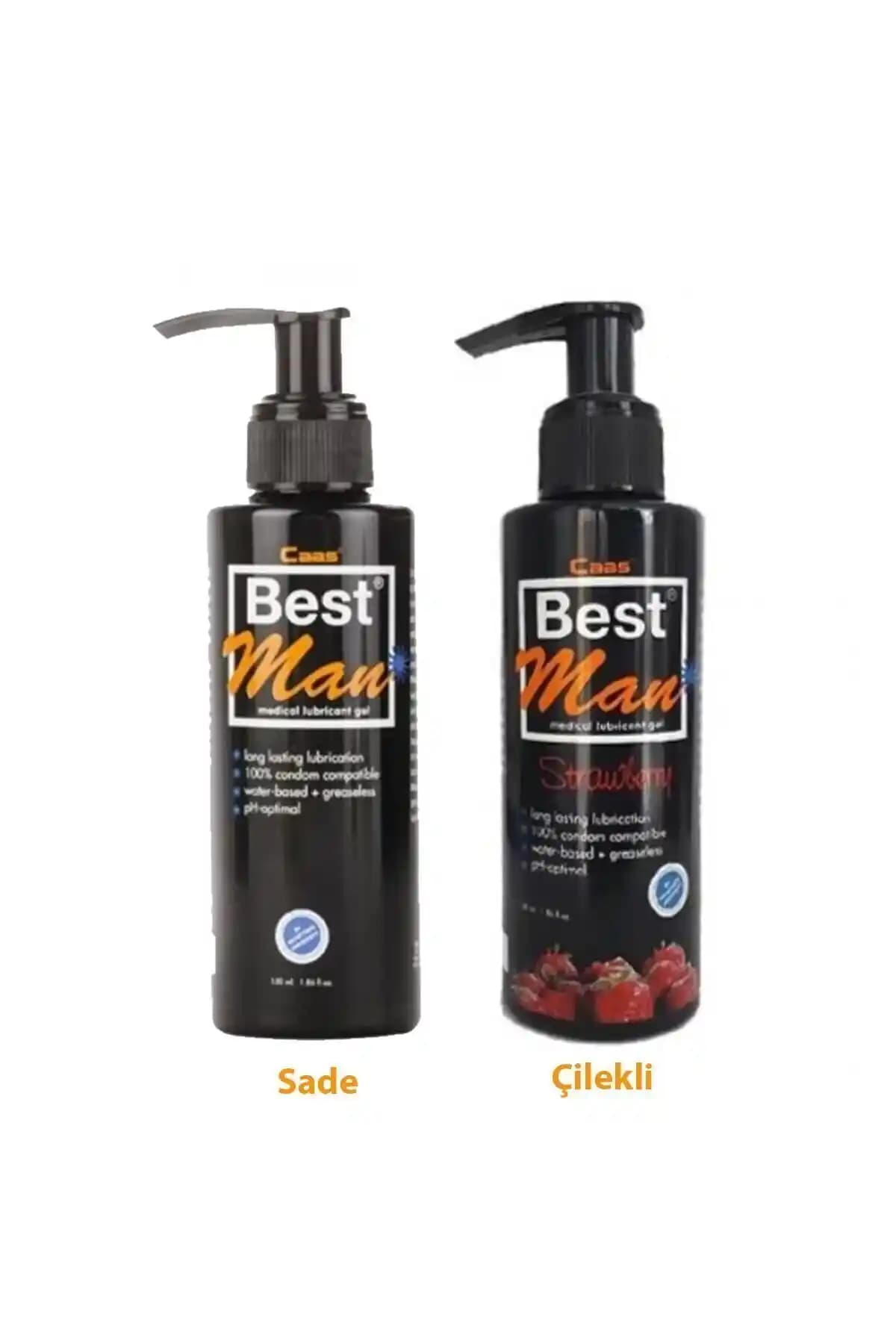 Büyük Boy Sade ve Çilekli Jel Seti ile Cinsel Deneyiminizi Geliştirin