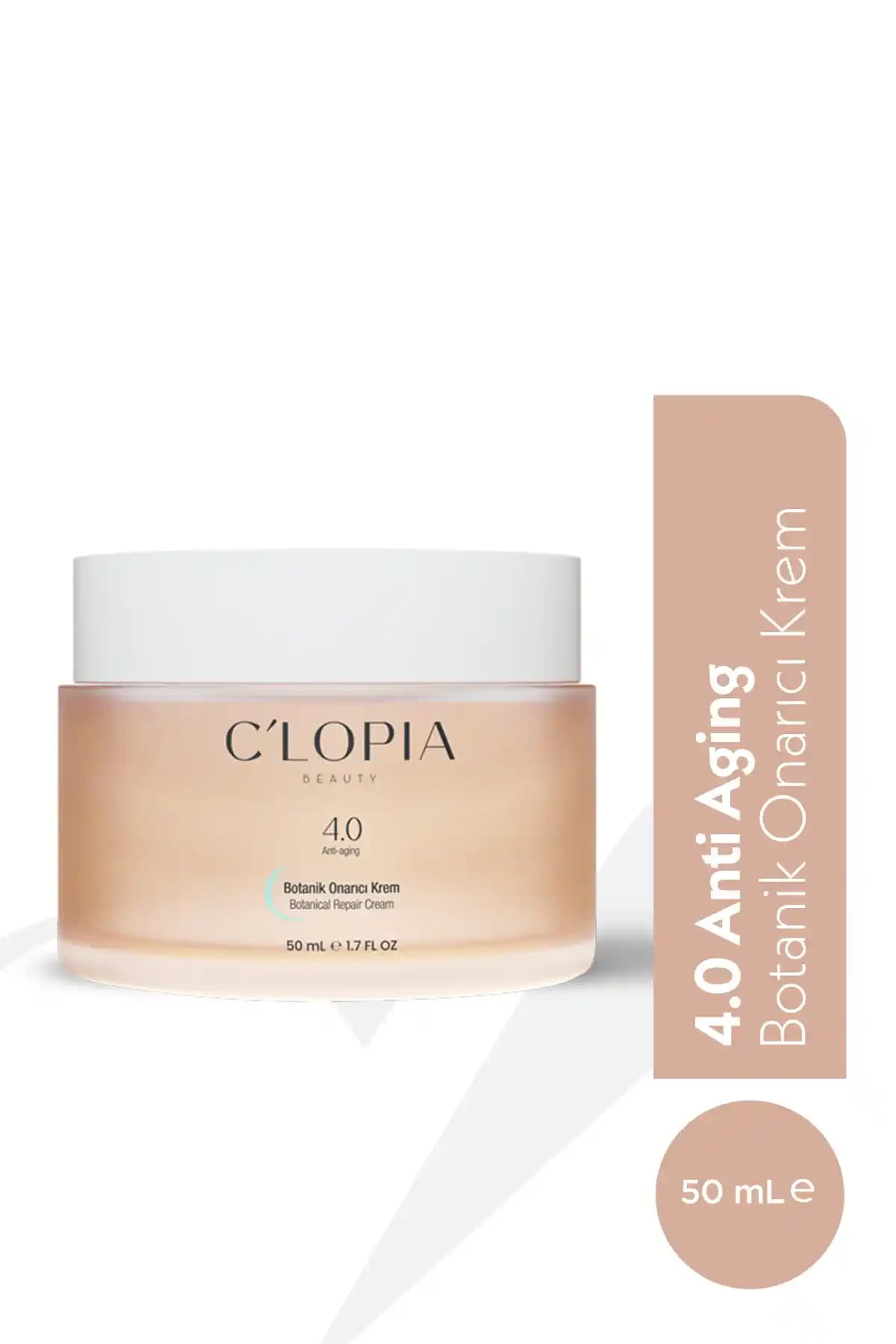 C'LOPIA BEAUTY Kırışıklık ve Yaşlanma Karşıtı Doğal Yüz Kremi 50ml