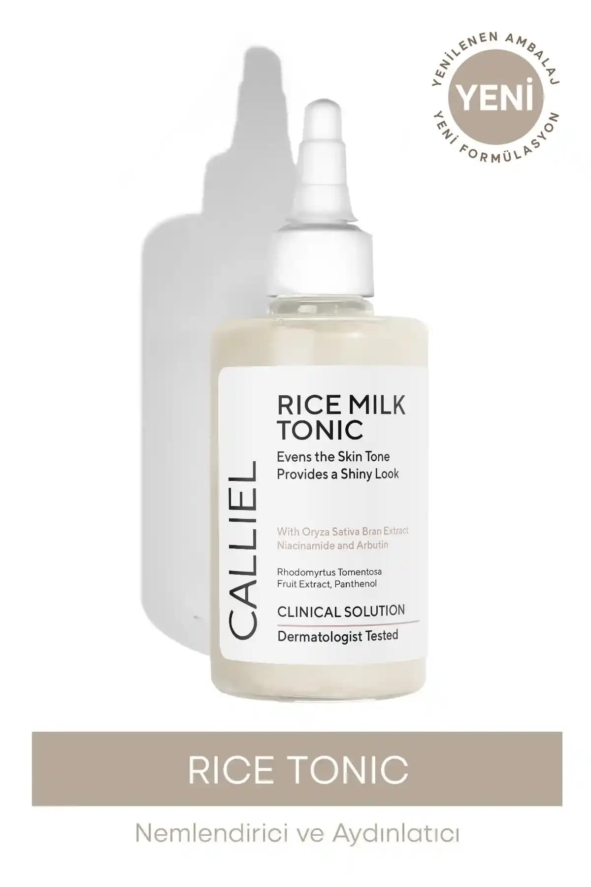 Calliel Rice Tonik ile Cilt Tonunu Eşitleyen ve Parlatan Doğal Cilt Bakım Ürünü
