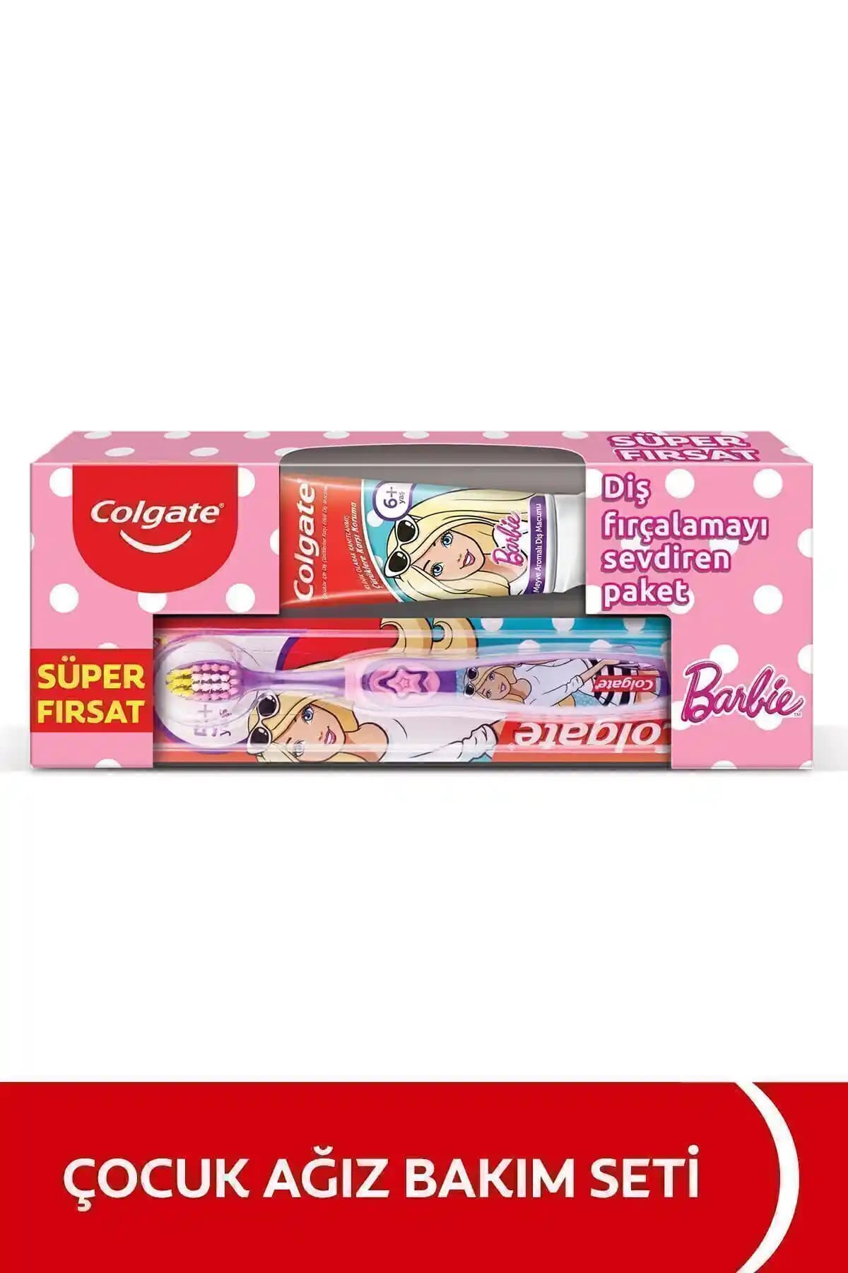Çocuklar İçin Güvenli ve Eğlenceli Diş Bakımı: Colgate Barbie Çürüklere Karşı Etkili Hafif Nane Aromalı Ürünler