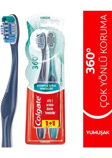 Colgate 360 Komple Ağız Temizliği Çok Yönlü Koruma Yu<muş>ak Diş Fırçası İncelemesi ve Kullanıcı Yorumları