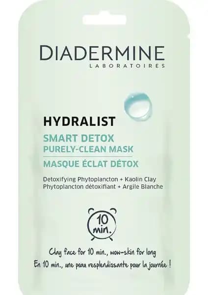 Diadermine Hydralist Smart Detox Maske: Nemlendirme ve Detoks İçin Günlük Cilt Bakım Çözümü