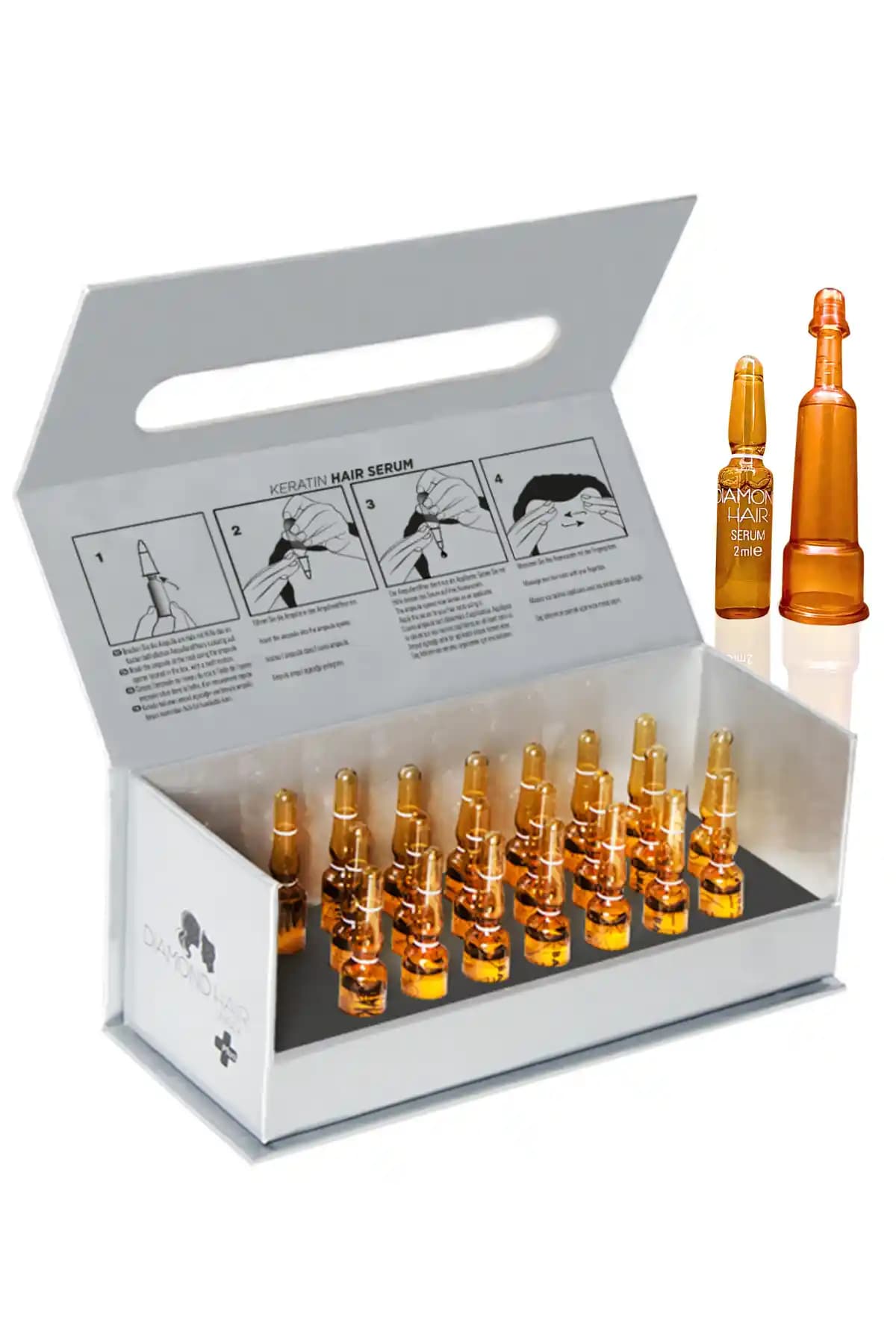 Diamond Hair Yoğunlaştırıcı Saç Serumu ile Saç Dökülmesine Karşı Güçlü ve Dolgun Saçlar