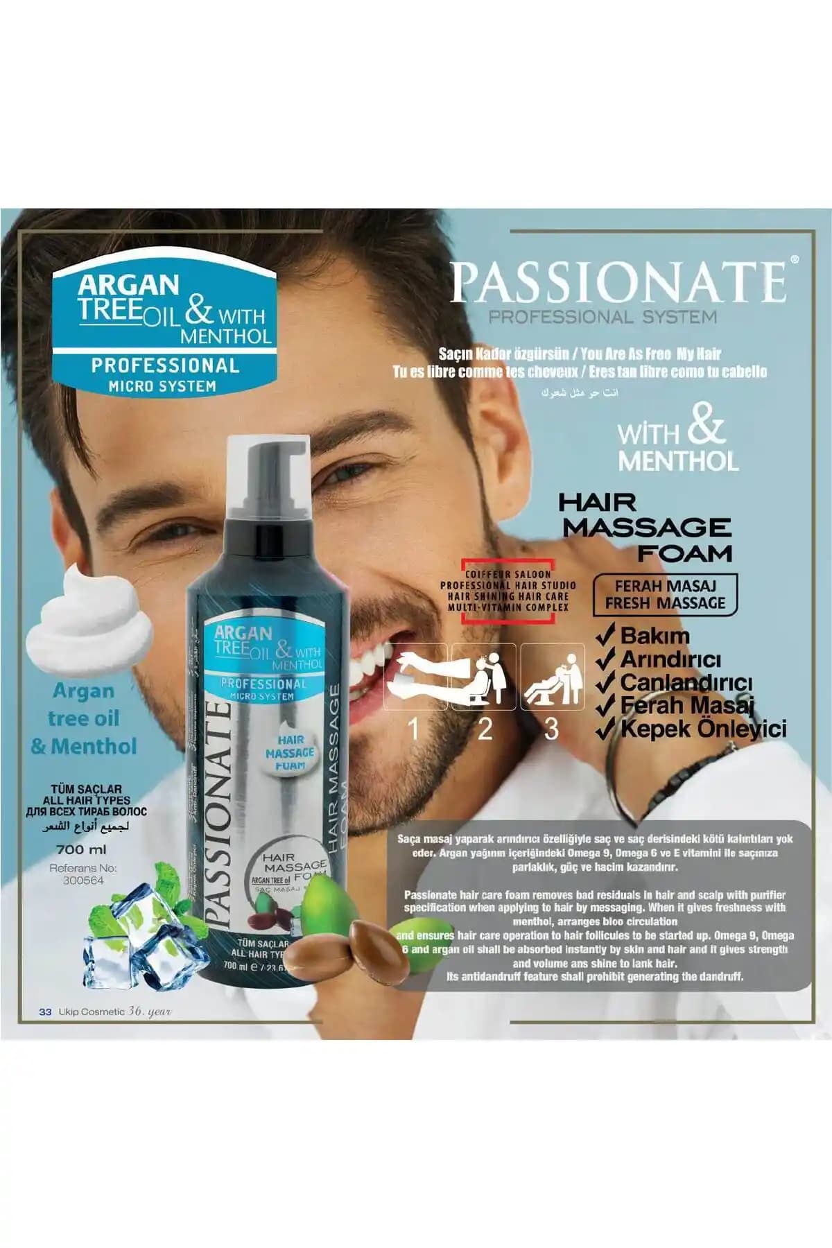 Doğal ve Etkili Passionate Passıonate Saç Masaj Köpüğü ile Saçlarınızda Hacim ve Canlılık