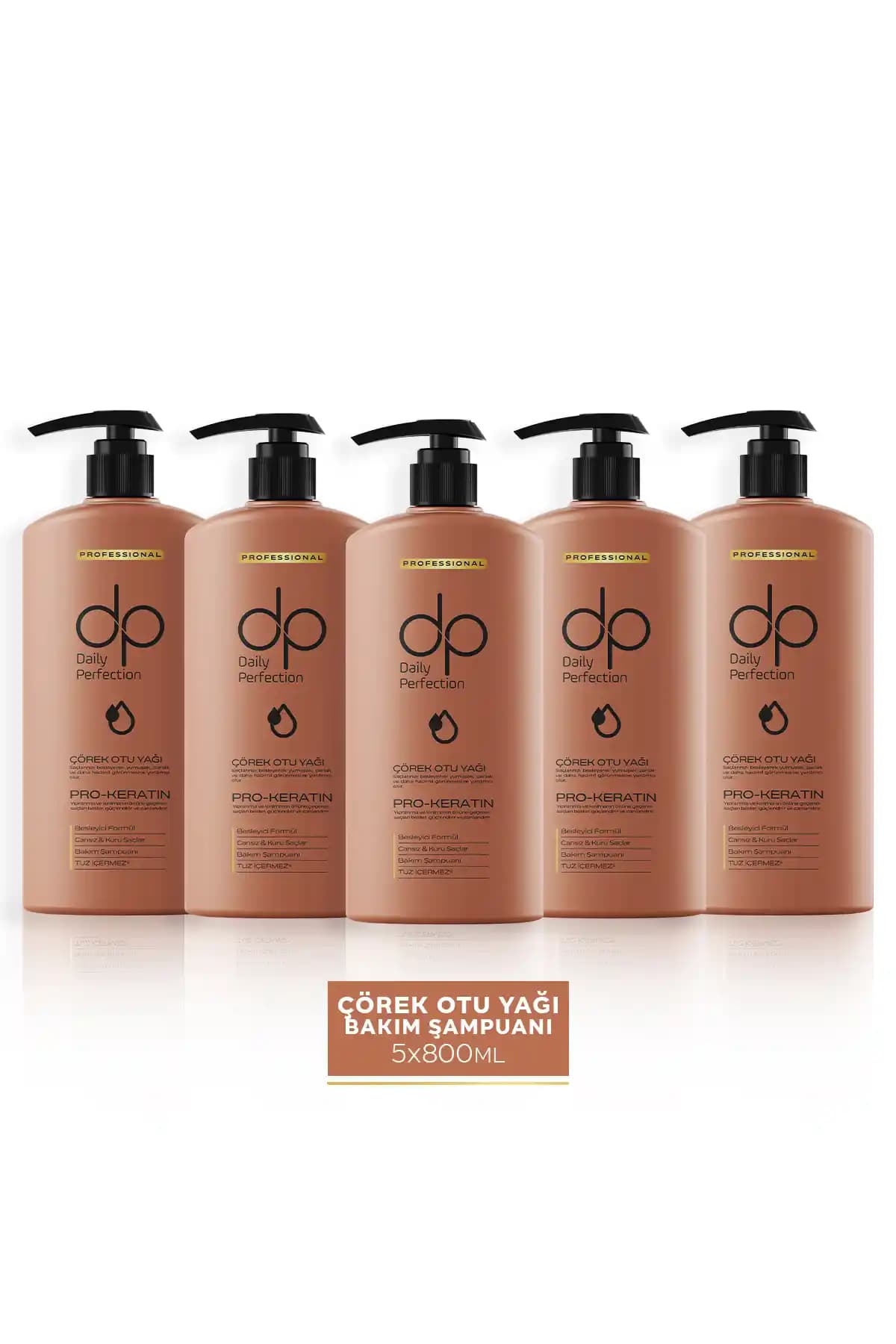 dp Daily Perfection Şampuan Çörek Otu Yağı Kuru Saçlar İçin Doğal ve Güçlendirici Bakım Ürünü