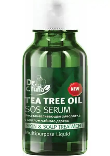 Dr.C.Tuna Çay Ağacı Yağlı SOS Serumu: Çok Yönlü Doğal Cilt ve Saç Bakım Ürünü
