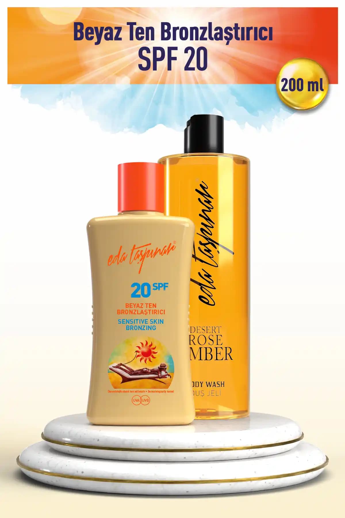 Eda Taşpınar Beyaz Ten Bronzlaştırıcı SPF20: Güzellik ve Koruma Bir Arada