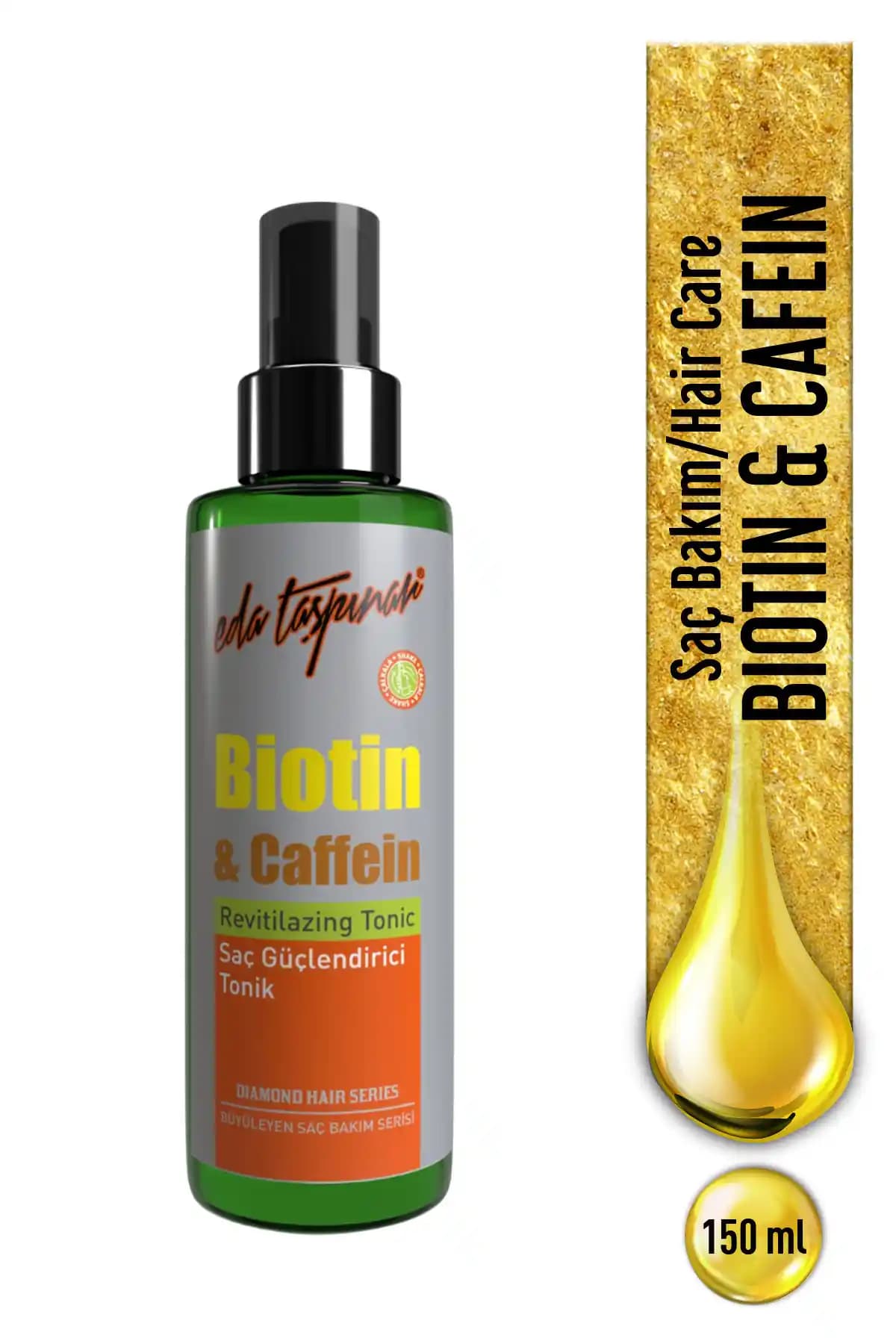 Eda Taşpınar Biotin ve Kafein Tonik ile Saç Sağlığında Güçlü ve Sağlıklı Uzama