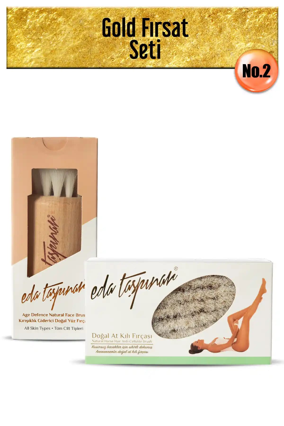 Eda Taşpınar Gold Fırsat Seti No.2: Doğal ve Çok Yönlü Cilt Bakım Çözümü