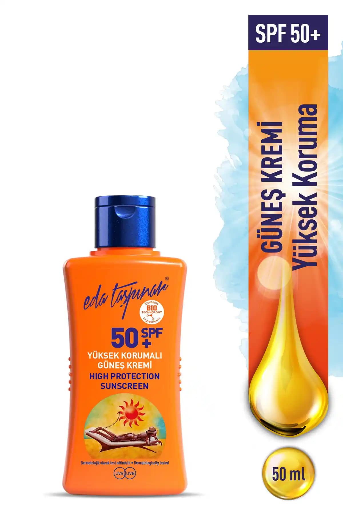 Eda Taşpınar Seyahat Boy Seti SPF50+ Güneş Koruyucu Pratik ve Yüksek Koruma Sağlar